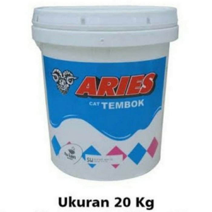 Cat Tembok Aries Pail 20 kg Cat Plafon Grc Gipsum Pailan Avian Terbaru