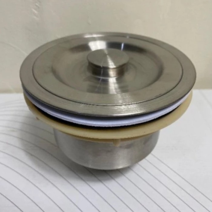 AFUR BAK CUCI PIRING STAINLESS 14 CM/AFUR PRMBUANGAN BAK CUCI PIRING BESAR 14 CM