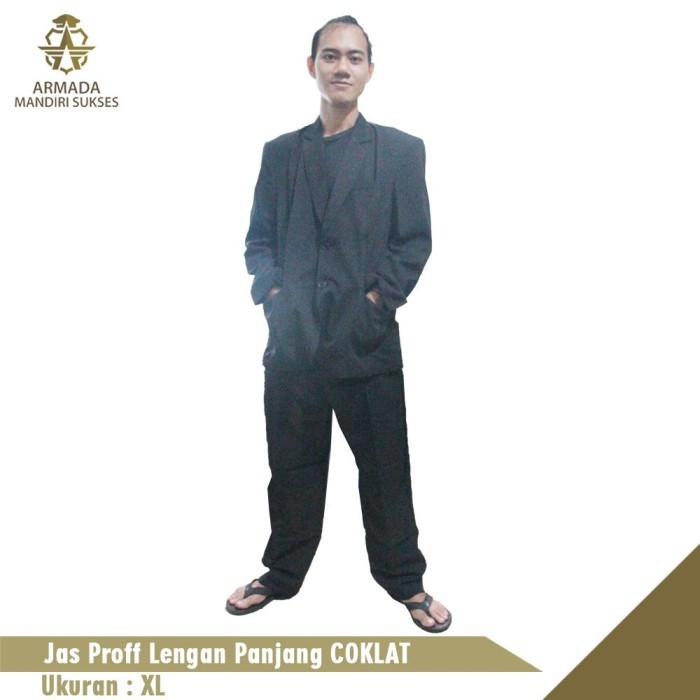 Jas Proff Lengan Panjang Coklat