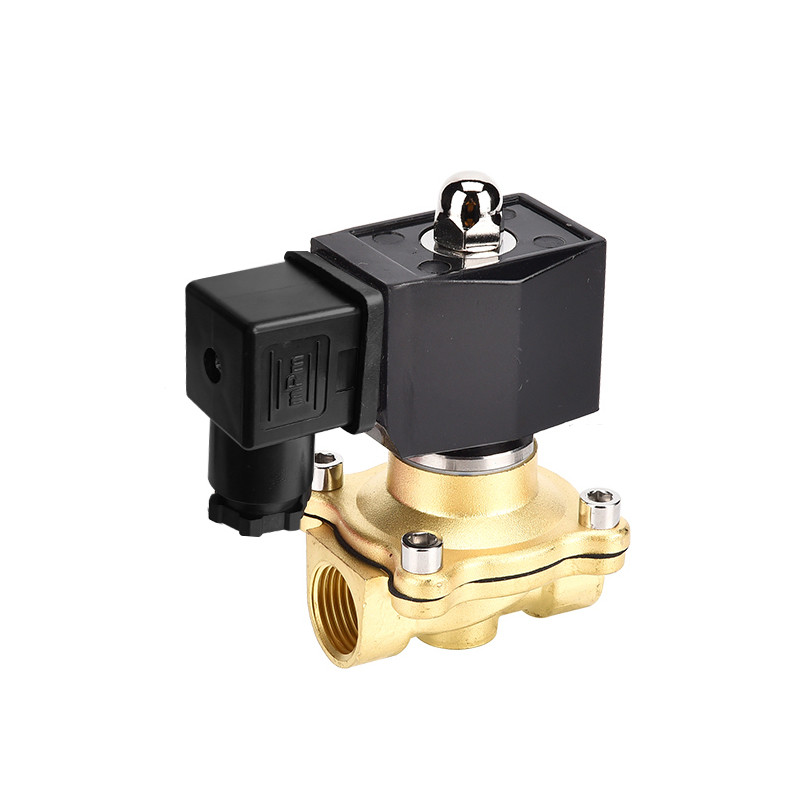 HWG DN15 Brass IP65 Waterproof Liquid Solenoid Valve  Normally Closed  Normally Open Solenoid Valve