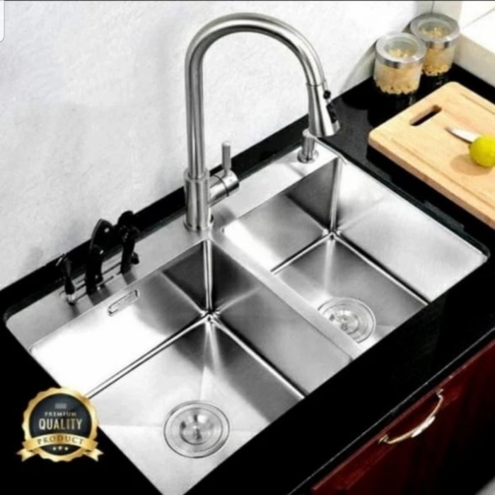 PAKET LENGKAP KITCHEN SINK 8245 STAINLESS THSINK MODEL BOLZANO