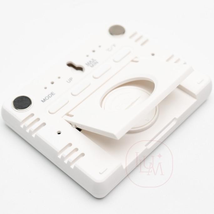 

SLIM LED Clock Jam Meja Dinding Minimalis dengan Alarm, Thermometer P52T
