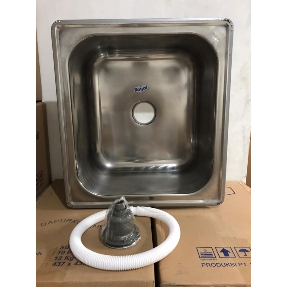 Kitchen sink royal/ bak cuci piring royal SB300/ SB 300/ Selang + Afur