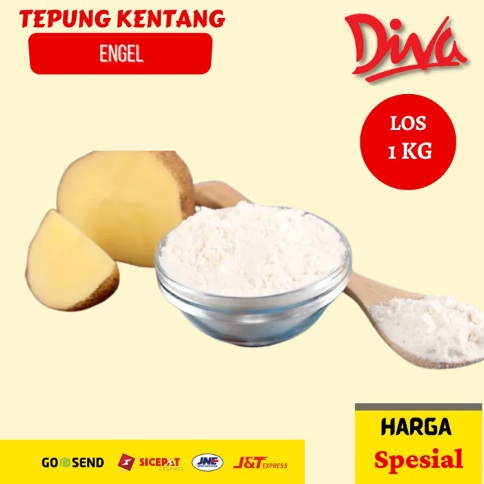 

BARANG TERLARIS tepung kentang engel potato 250 gr / 500 gr / 1 kg repack