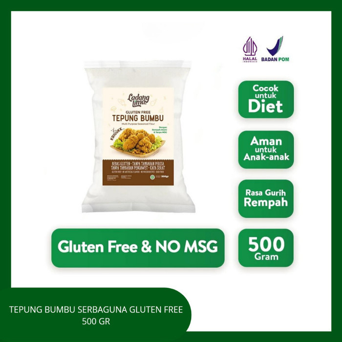 

BARANG TERLARIS TEPUNG BUMBU SERBAGUNA LADANG LIMA 500 GR