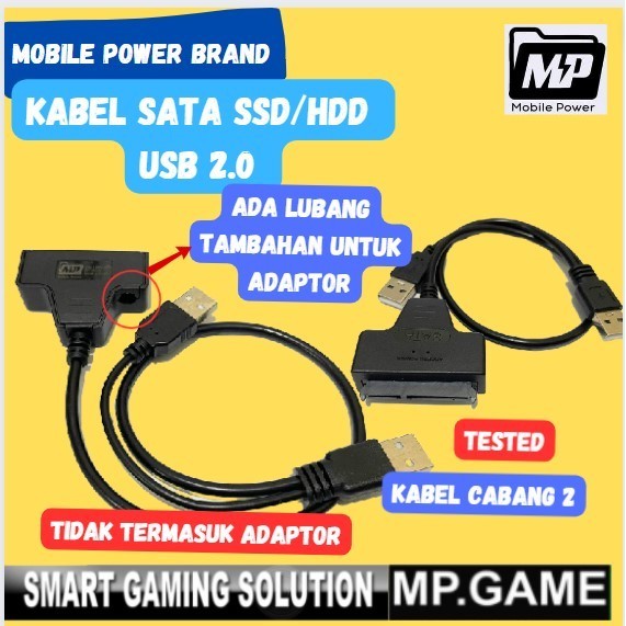 Kabel Sata to USB 2.0/3.0 HDD SSD Adapter HDD External Laptop PCPS3PS2