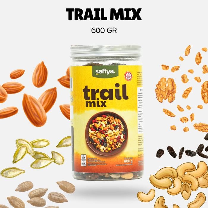 

Trail Mix 600 Gram TOPLES Safiya Food - Trail Mix Safiya Granola Oatmeal Sereal Cereal