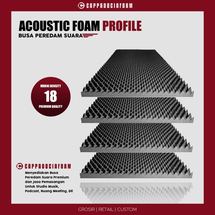 BUSA PEREDAM PREMIUM EGG FOAM BUSA TELUR PEREDAM SUARA