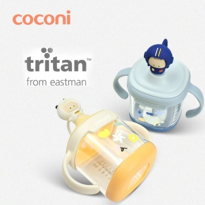 COCONI Sip n Grow Tumbler 260ml Sippy Cup Gelas Susu Anak Sedotan