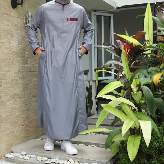 jubah pria jubah assyauqie kombinasi Terlaris