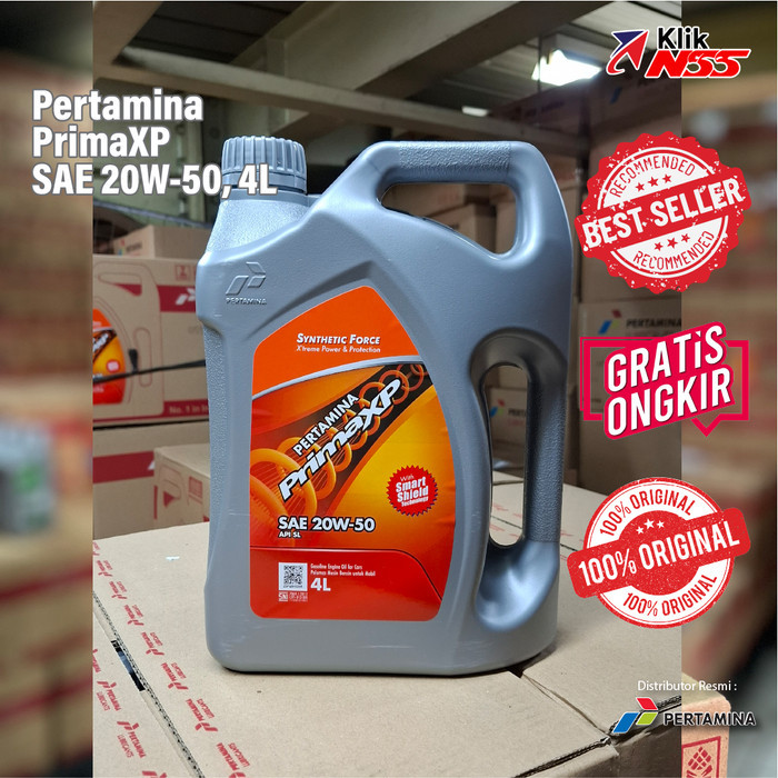 OLI MOBIL PERTAMINA - PRIMA XP MIN 20W-50 API SL (4L)