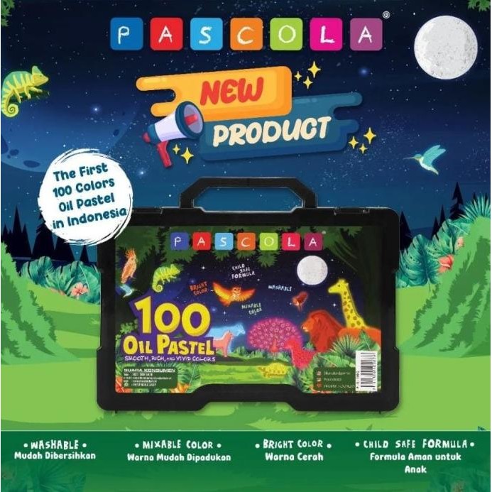 

CRAYON MURAH PASCOLA 100 WARNA