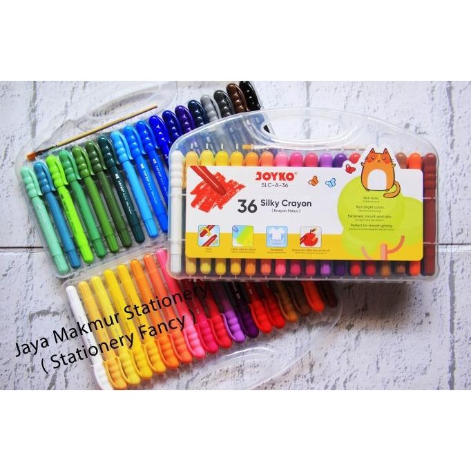 

CRAYON HALUS / SILKY CRAYON JOYKO 36 WARNA SLC-A-36 (1 SET)