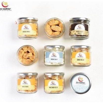 

INA COOKIES TOPLES JAR / INA COOKIE KUE KEING FOR HAMPERS / PARCEL KUE