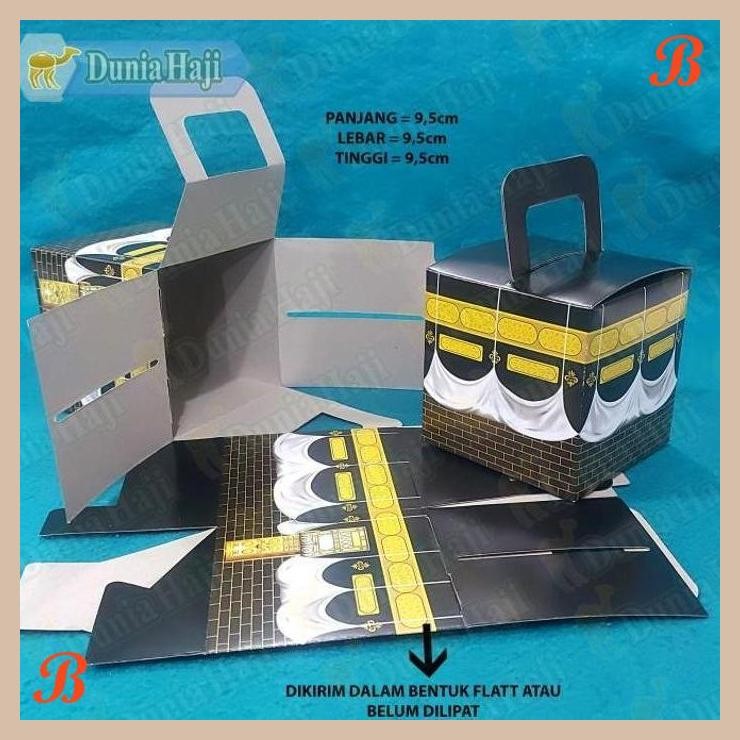 

| DH | DUS PAKET HAJI KABAH PAPER BAG KARDUS OLEH OLEH UMROH BOX SOUVENIR