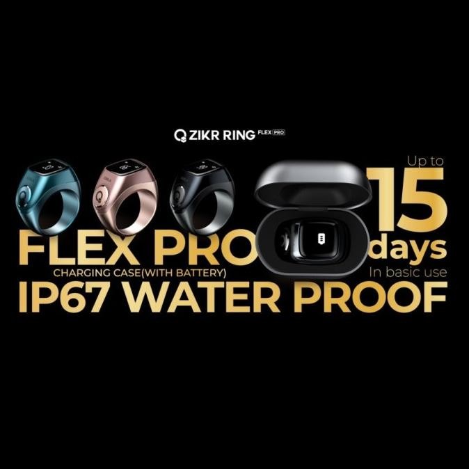 iQibla Zikr F04 Ring Flex Pro Tasbih Digital Zikr Ring Flex F04 Pro Original Terlaris