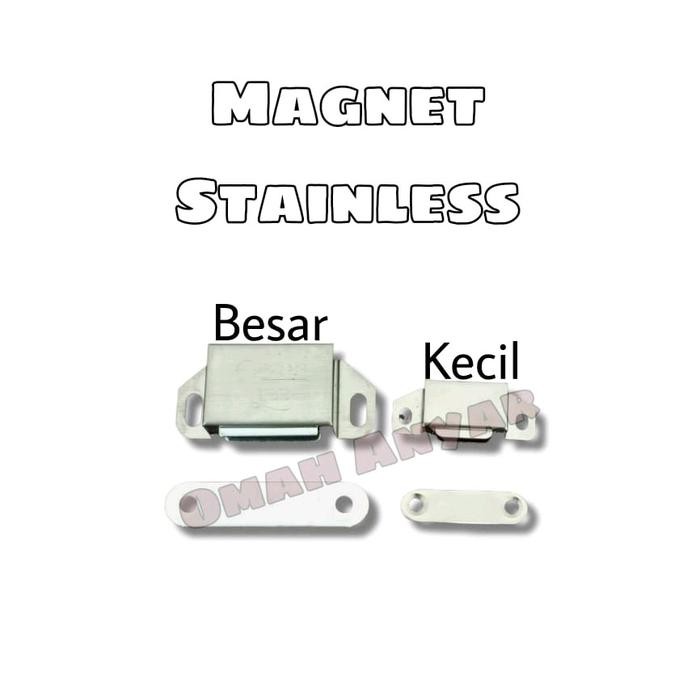 $$$$] Magnet Buat Pintu Lemari Besar Kecil Stainless