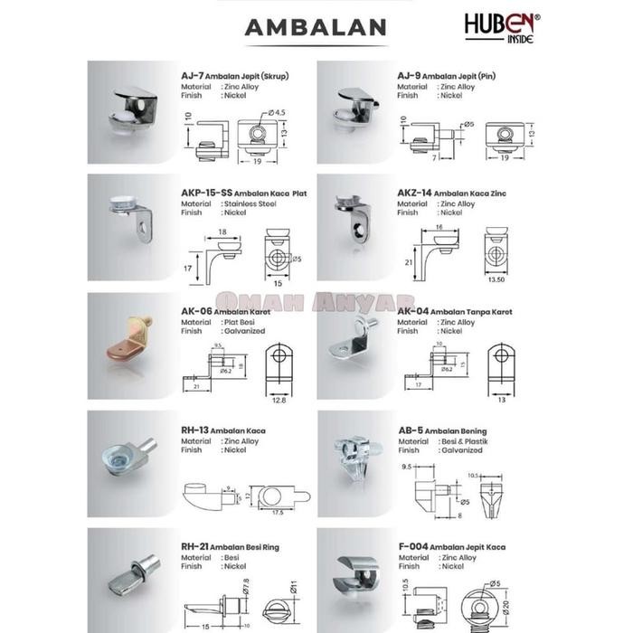 }}}}}}] Ambalan Siku L Penjepit untuk Lemari Kayu atau tatakan Kaca SS Stainless Steel