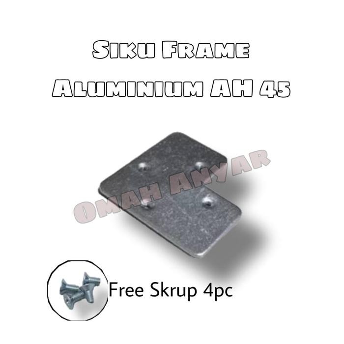 ,,,,,,,] Siku Frame Aluminium Spigot AH 45 Huben - Harga Satuan