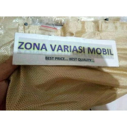 HORDENG HORDEN GORDEN TIRAI MOBIL AGYA AYLA CREM KREM FULL SET