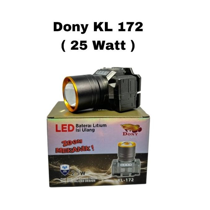 Senter Kepala Dony KL 172 ZOOM / Dony Senter Kepala KL172 (25 Watt)