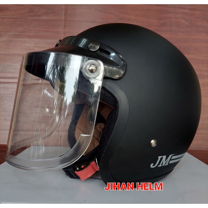 Disc Helm Bogo Retro Sni Wanita/ Helm Bogo Retro Sni Jm/ Helm Jm Bogo Retro Sni Dewasa Wanita Kaca