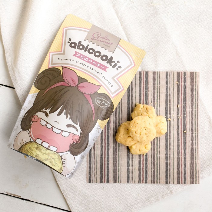 

Oatmeal Cookies ABICOOKI - biskuit sehat gandum oat TANPA TELUR