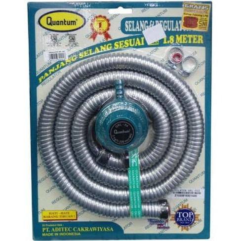 Produk Terbaik] Selang Dan Regulator Quantum QRL 032 SNI