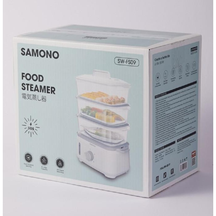 Philips Food Steamer HD9104 Samono Food Steamer SW-FS09 Garansi Resmi
