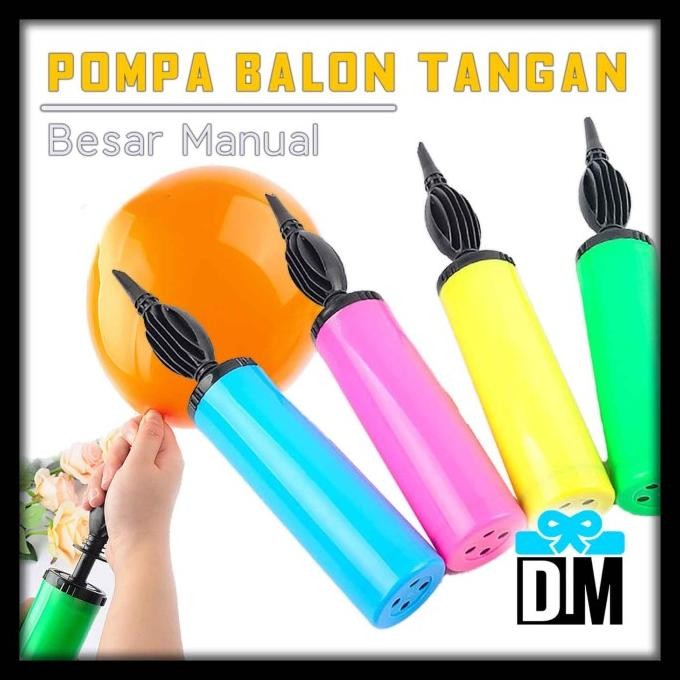 @@@@] POMPA tiup peniup BALON Balloon udara MANUAL Tangan BESAR Hand PUMP
