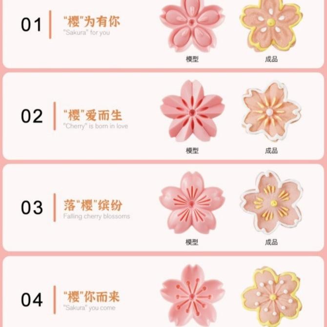 Grosir Cetakan Kue Kering Bunga Import