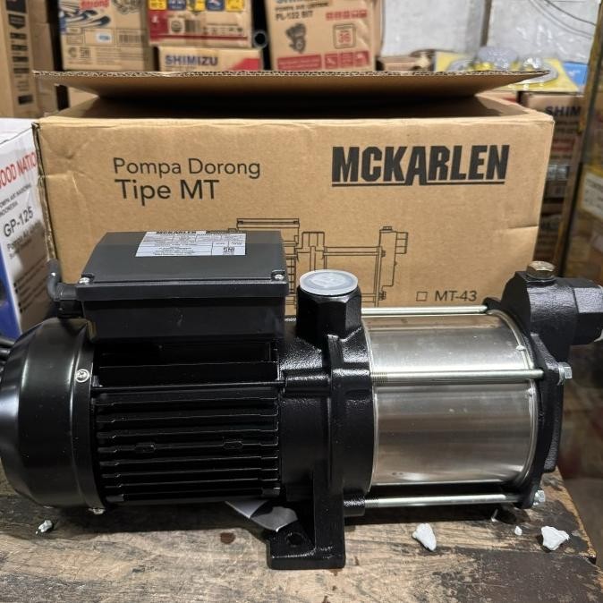 siap kirim] Pompa Booster McKarlen MT-43 Horizontal Multistage Pump Mckarlen MT43 POMPA DORONG BOOST