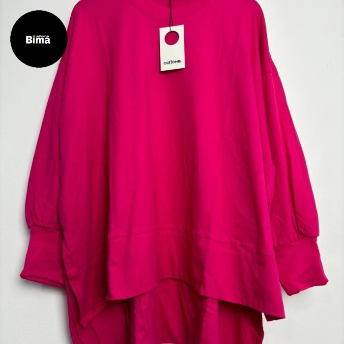 BAJU OVERSIZE JUMBO TUNIK LD 130 / TUNIK POLOS WANITA / KAOS OVERSIZE