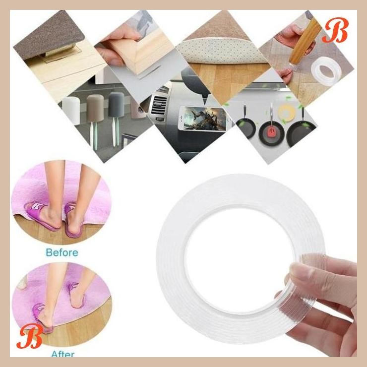 

| YZA | DOUBLE TAPE BENING LEM PEREKAT TRANSPARAN 300 X 3 X 0.1 CM WASHABLE