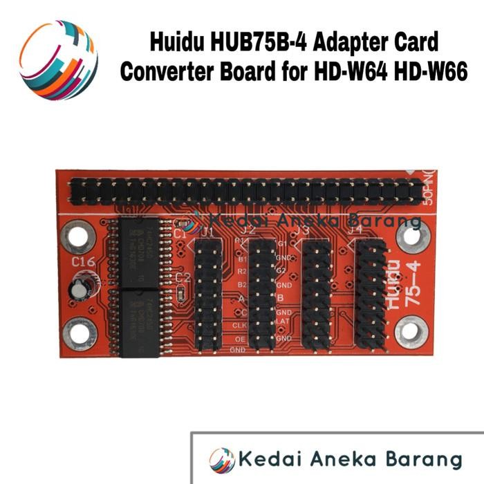 Huidu HUB75B-4 Adapter Card HUB75 Converter Board HUB75-4 HD W64 W66