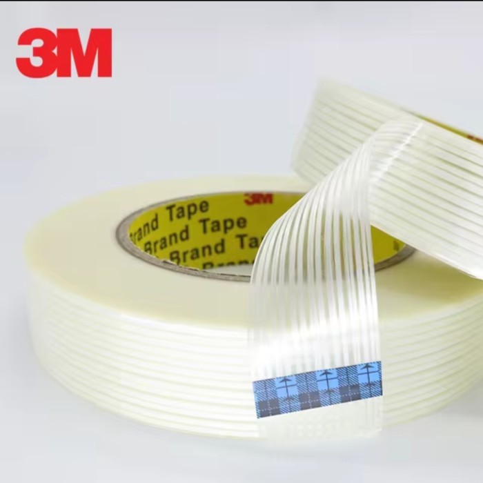 

Lakban Serat/Filament 3M Clear/Isolasi Serat super kuat 18mm x 55meter