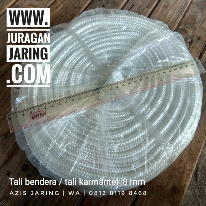 

Tali Bendera 8 mm tali karmantel per roll