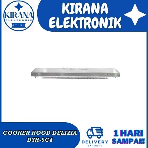 Penghisap Asap Delizia DSH 9C4IX 90cm - Hood Modern untuk Dapur Anda