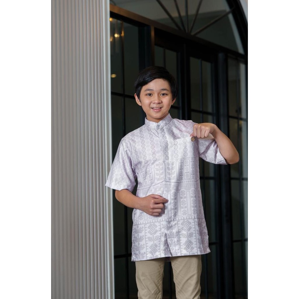 Gerai Hawa - Ubay Kemeja Koko Anak Laki-Laki Lengan Pendek - Eid