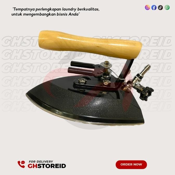 KEPALA SETRIKA UAP BOILER LAUNDRY GOSOKAN UAP