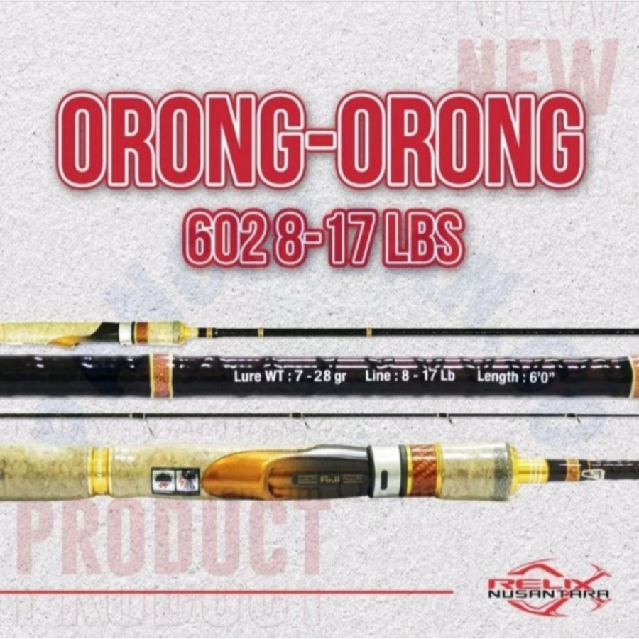 Joran Relix Nusantara Orong Orong Gen 2 602 12lb / 17lb