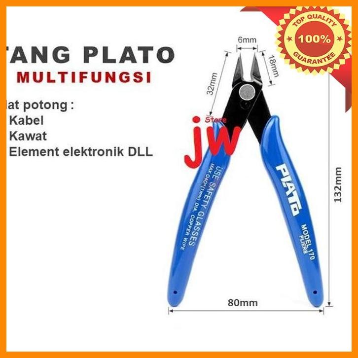 

[JWE] TANG PLATO PEMOTONG KAWAT SERBAGUNA GUNTING ALAT POTONG KABEL WIRE