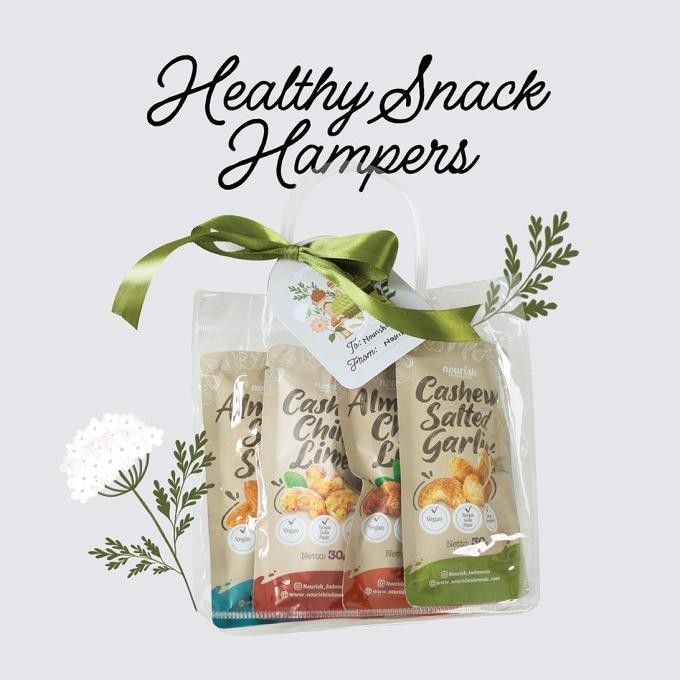

Hampers Healthy Snack (Isi All Homecafe, Almond&Cashew Panggang Rasa) Berkualitas