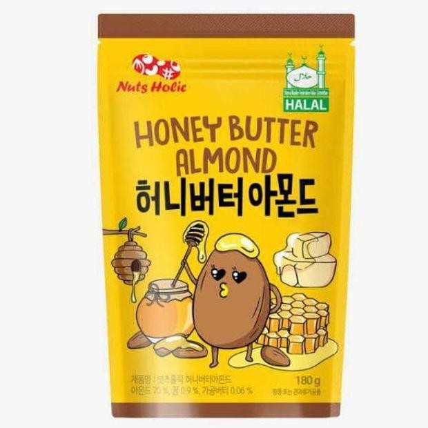 

Nuts Holic Honey Butter Almond 180 gr Berkualitas