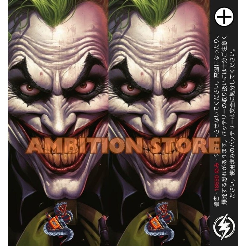 

Terlaris Ambitionstore Stiker Wrap Baterai 18650 Joker V1 Series Pelindung Dan Penghias Untuk Segala Merek Garskin Custom Case Laminasi Tebal COD
