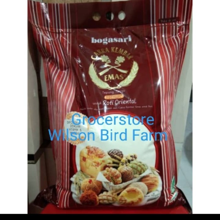 

TEPUNG TERIGU ROTI ORIENTAL CAKRA KEMBAR EMAS 5 KG