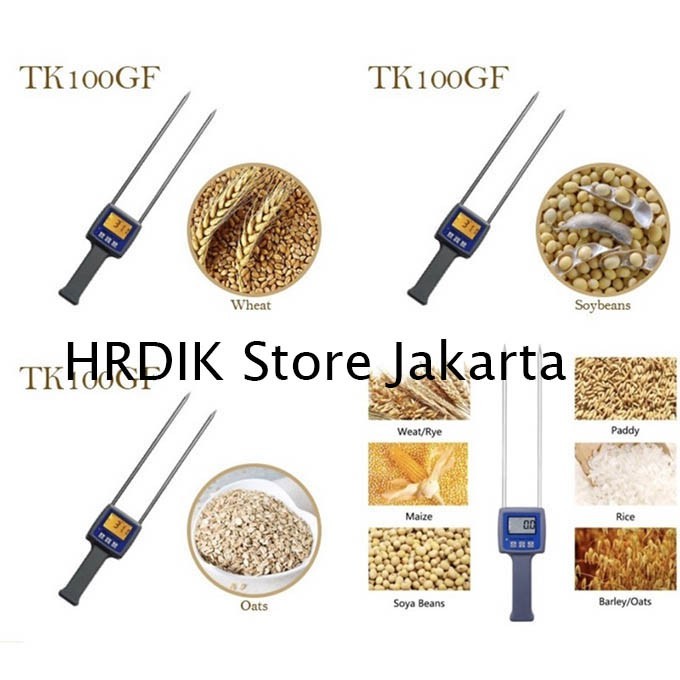 

MOISTURE METER TEPUNG POWDER TK100GF FLOUR MC TESTER CORN WHEAT RICE