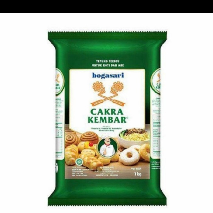 

TEPUNG TERIGU CAKRA 1 KG ISI 12 PCS