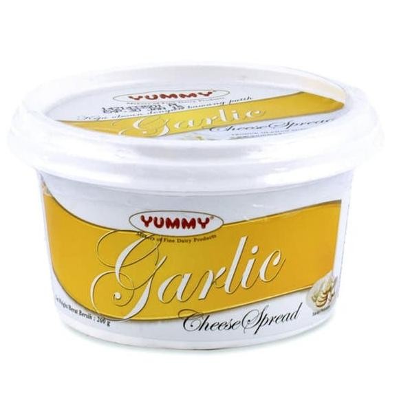 

YUMMY SPREAD CHEESE KEJU OLESAN DENGAN BAWANG PUTIH 200 G ORIGINAL