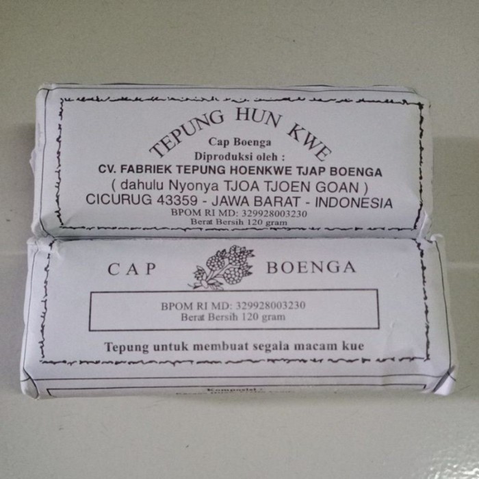 

TEPUNG HUN KWE - HUNKWEE CAP MAWAR MEKAR 120 GR - HALAL